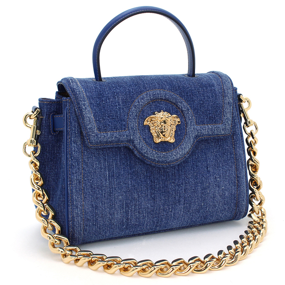 Versace Handbags - Versace Bag 2way Shoulder Bag La Medusa Denim Crossbody
